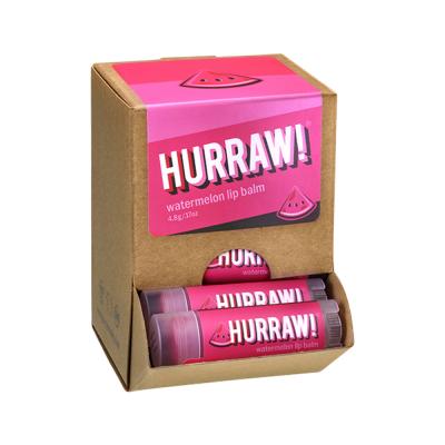 Hurraw! Organic Lip Balm Watermelon 4.8g x 24 Display